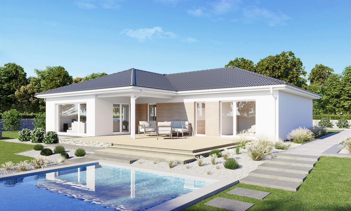 DANWOOD Bungalow Perfect 137 – barrierefrei in Nordbayern