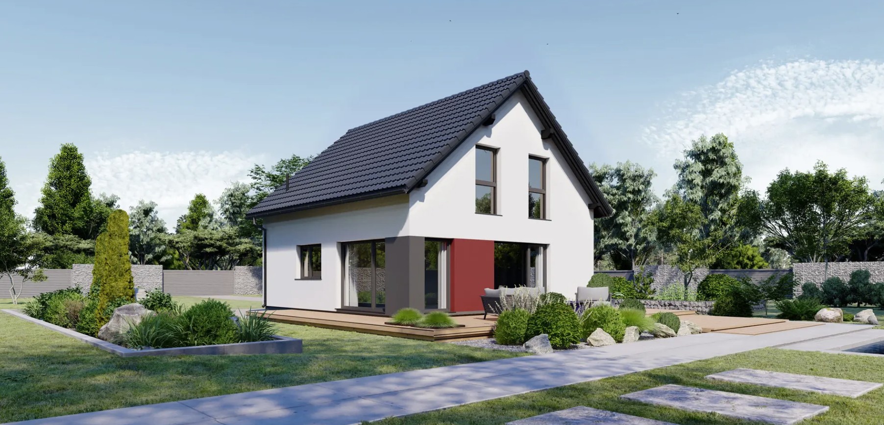 Einfamilienhaus Point 128 – DANWOOD Musterhaus in Himmelkron